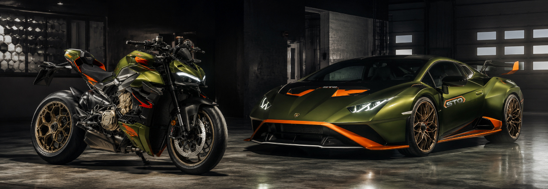 Streetfighter V4 Lamborghini na pista