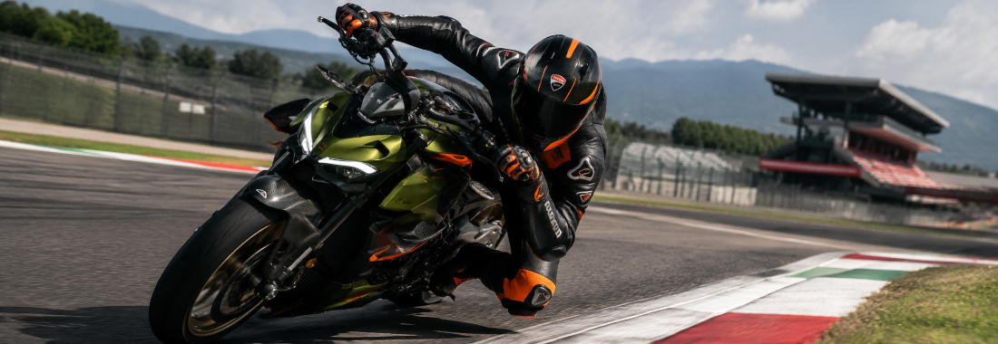 Streetfighter V4 Lamborghini na pista